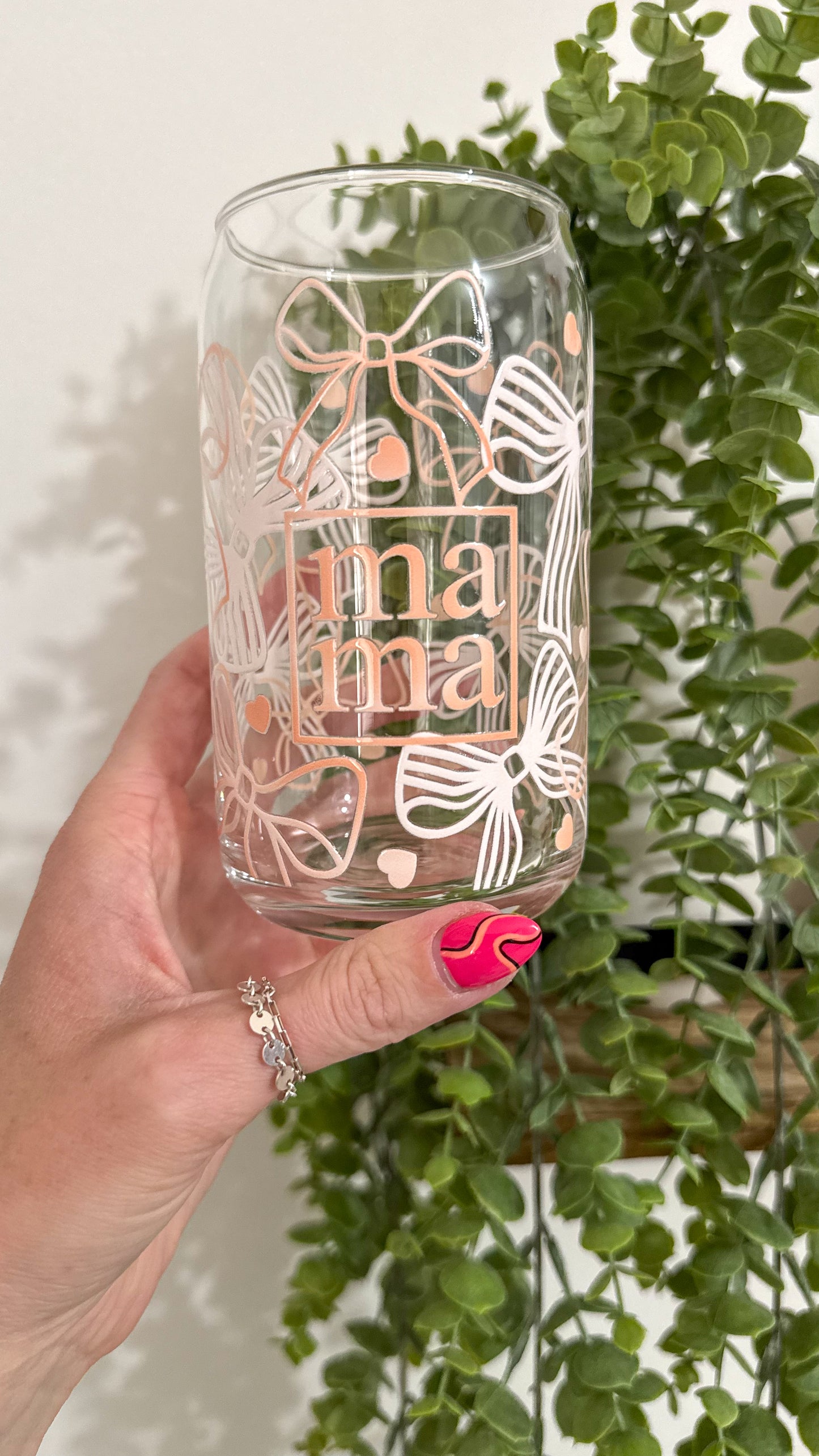 Mama Pastel Bows Cup