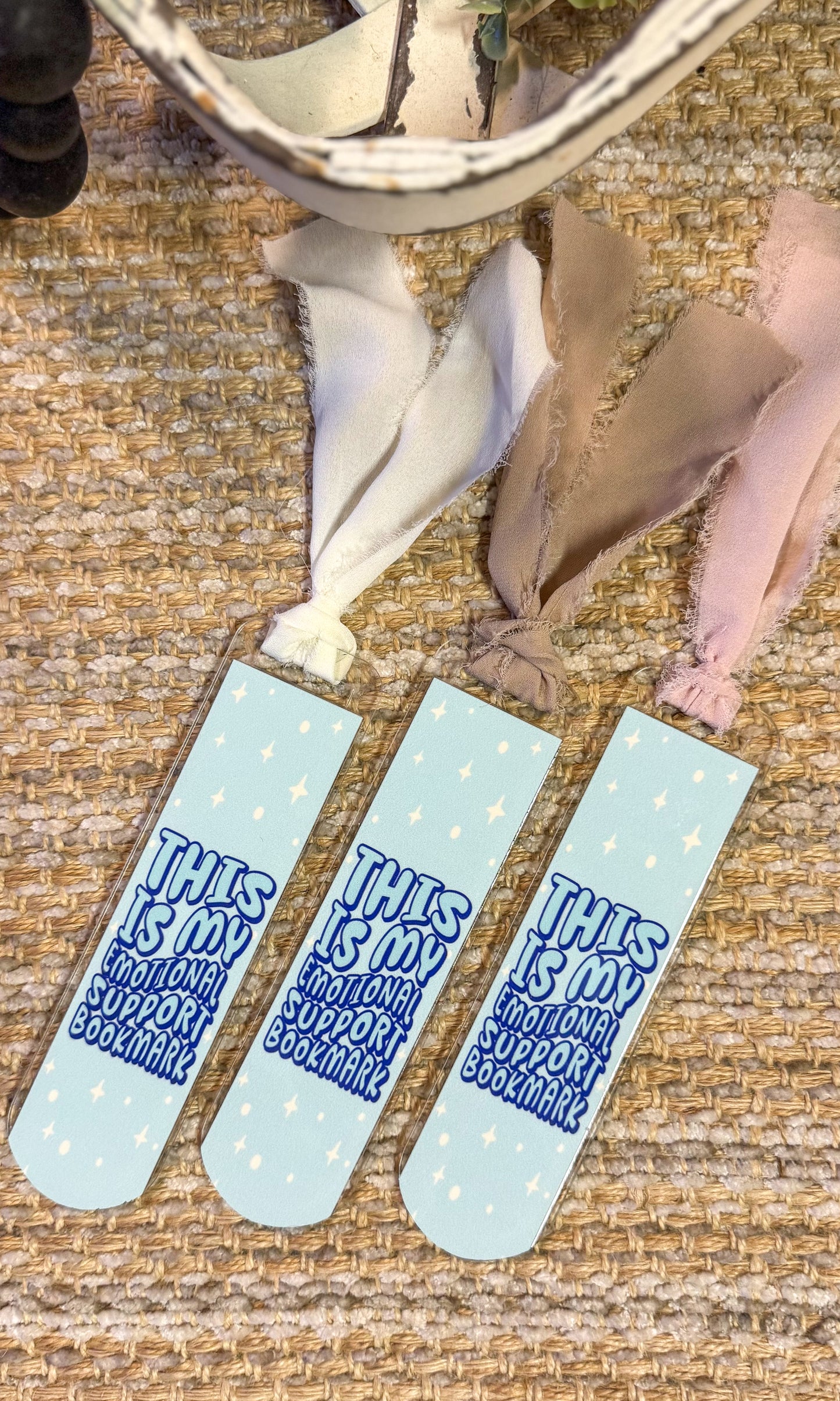 Emotional Support Bookmark