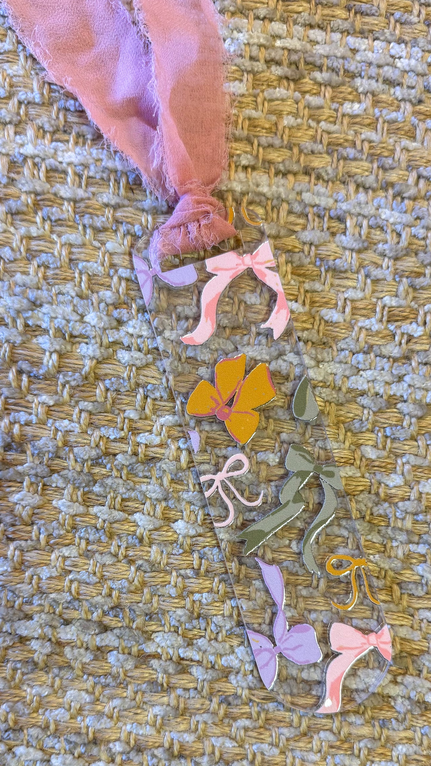 Pastel Bows Bookmark