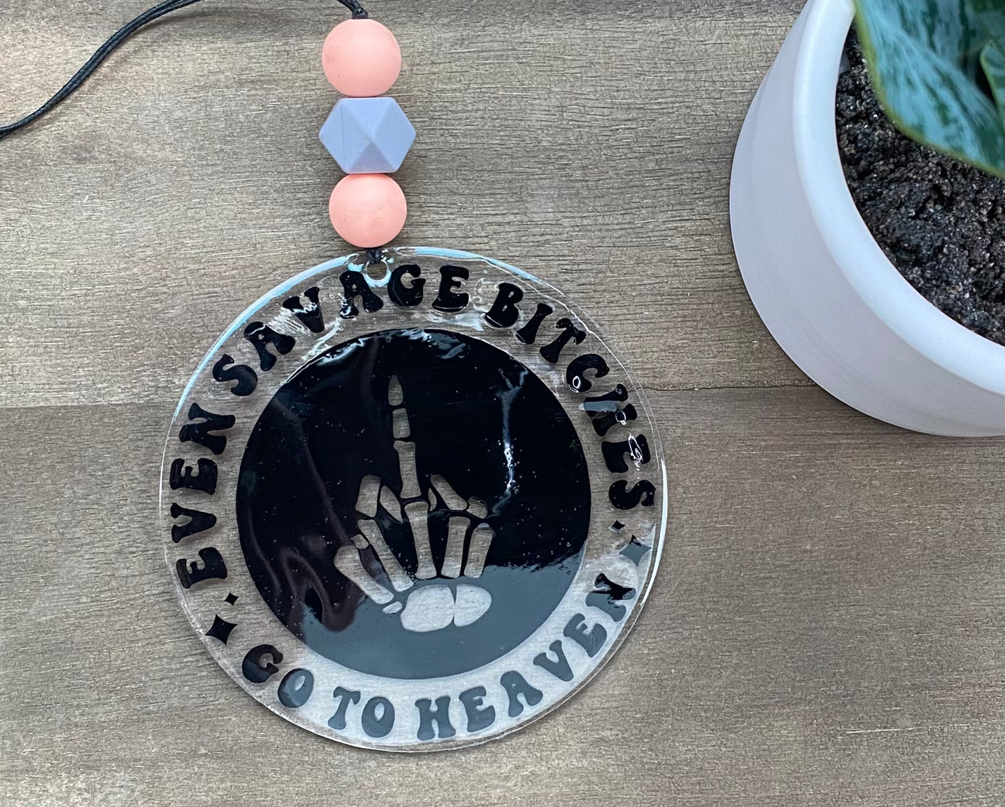 Savage Bitches Car Charm