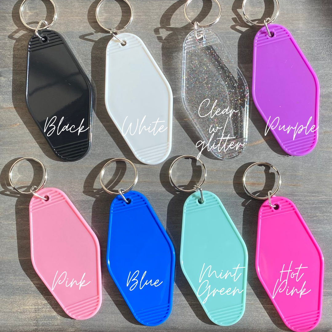 Girl Mom Keychain