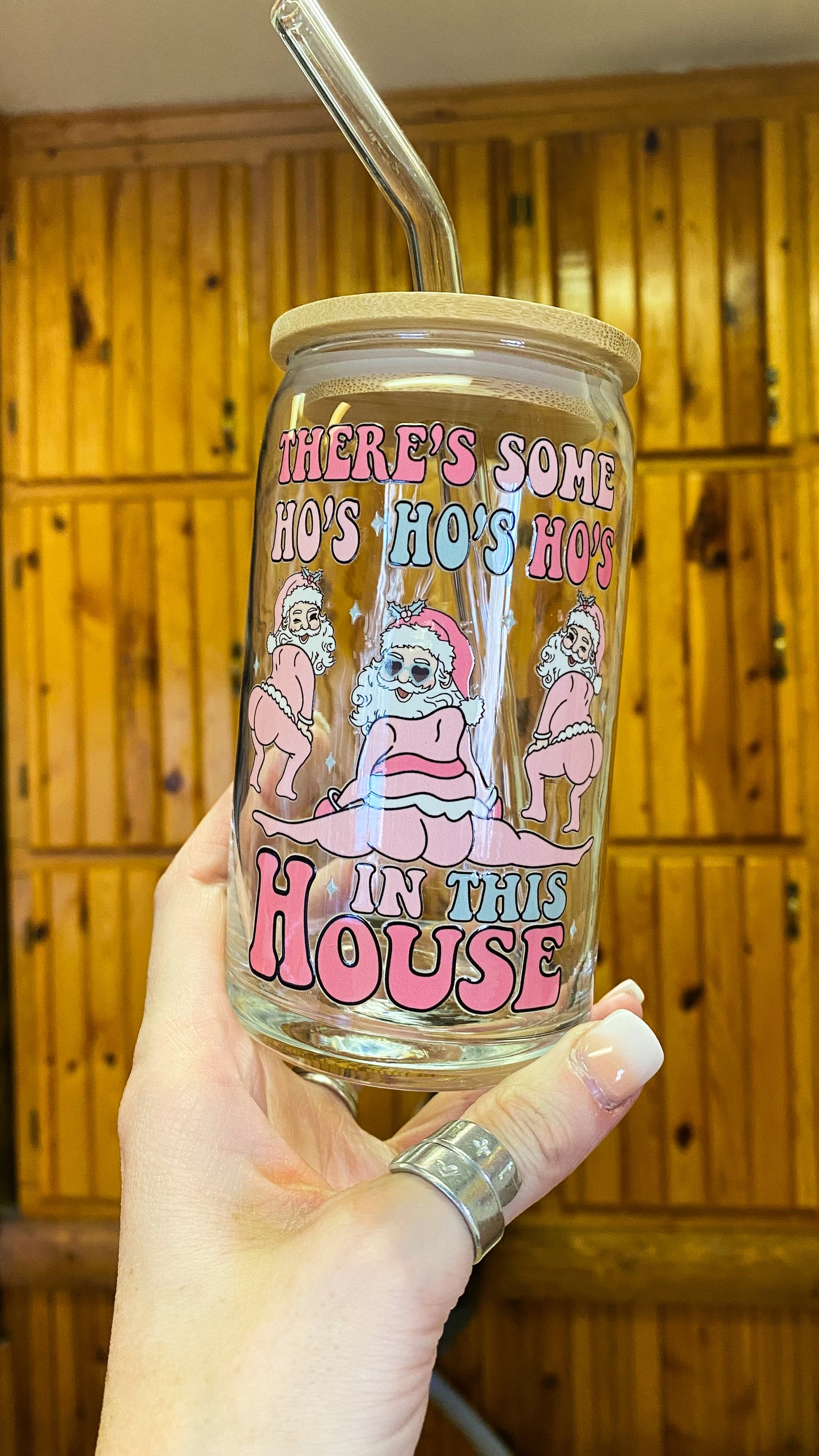 Pink Ho Ho Ho's Cup