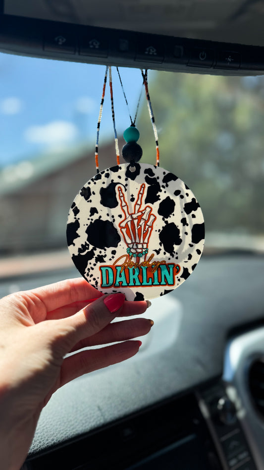 Howdy Darlin’ Car Charm
