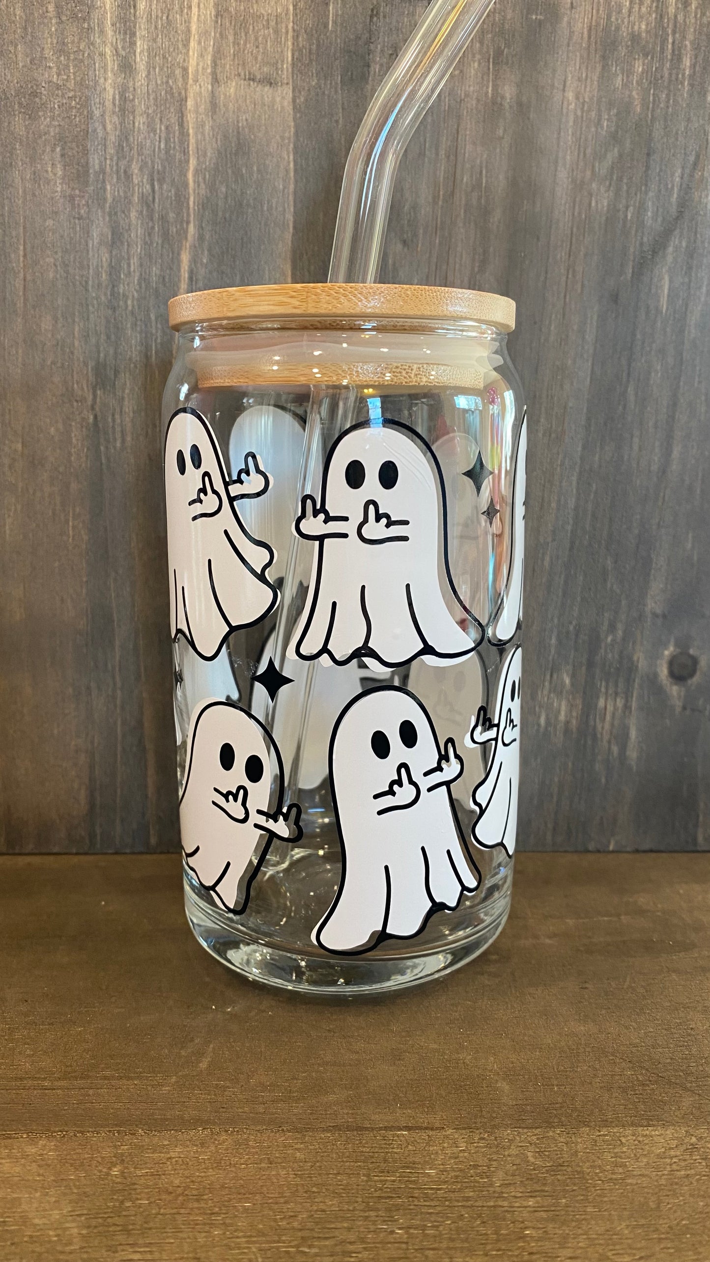 Middle Finger Ghost Cup