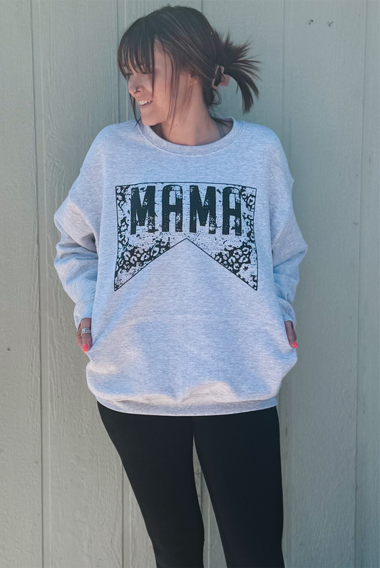 Leopard MAMA Crewneck