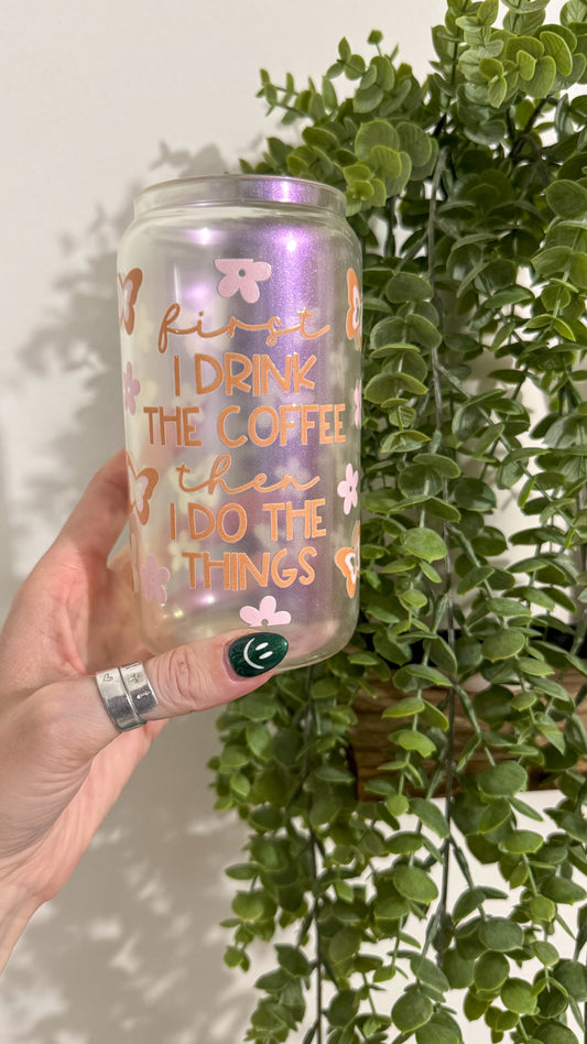 First, Coffee Shimmer Cup