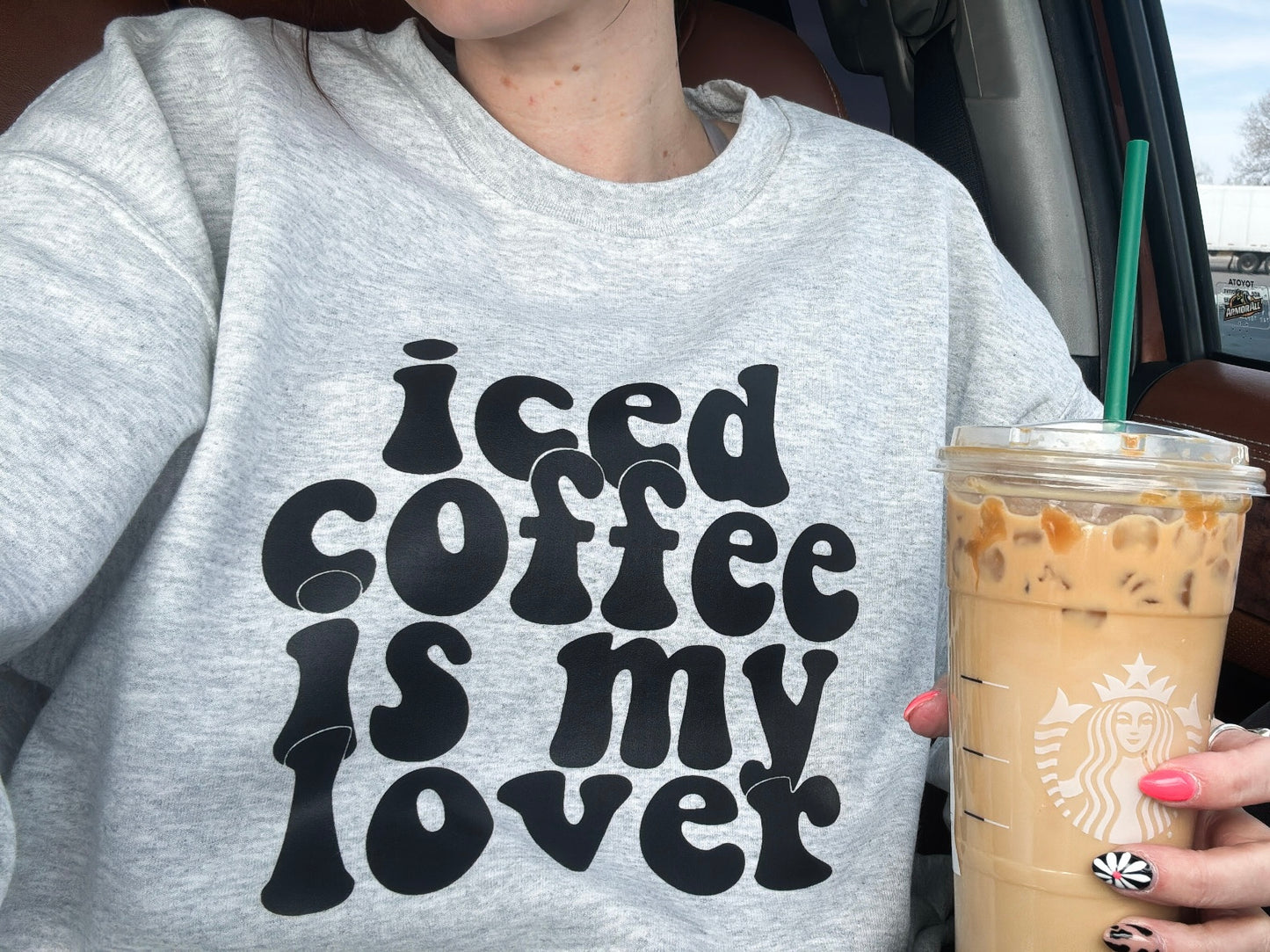 Iced Coffee is my Lover Crewneck