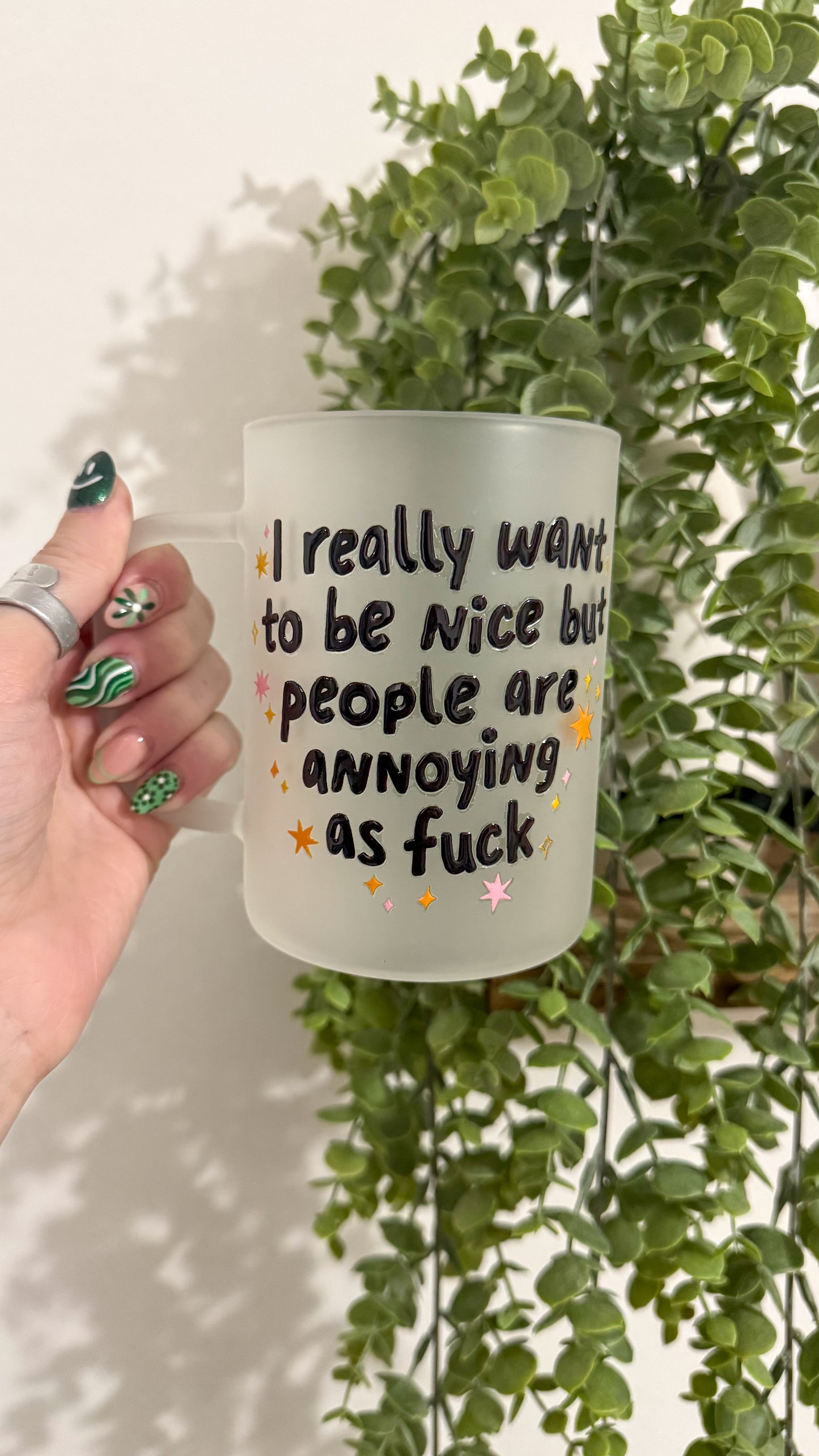 Want to be Nice But.... Coffee Mug