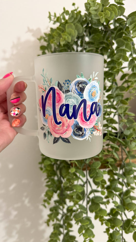 Nana Floral Coffee Mug