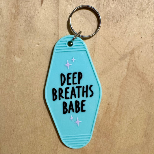 Deep Breaths Keychain