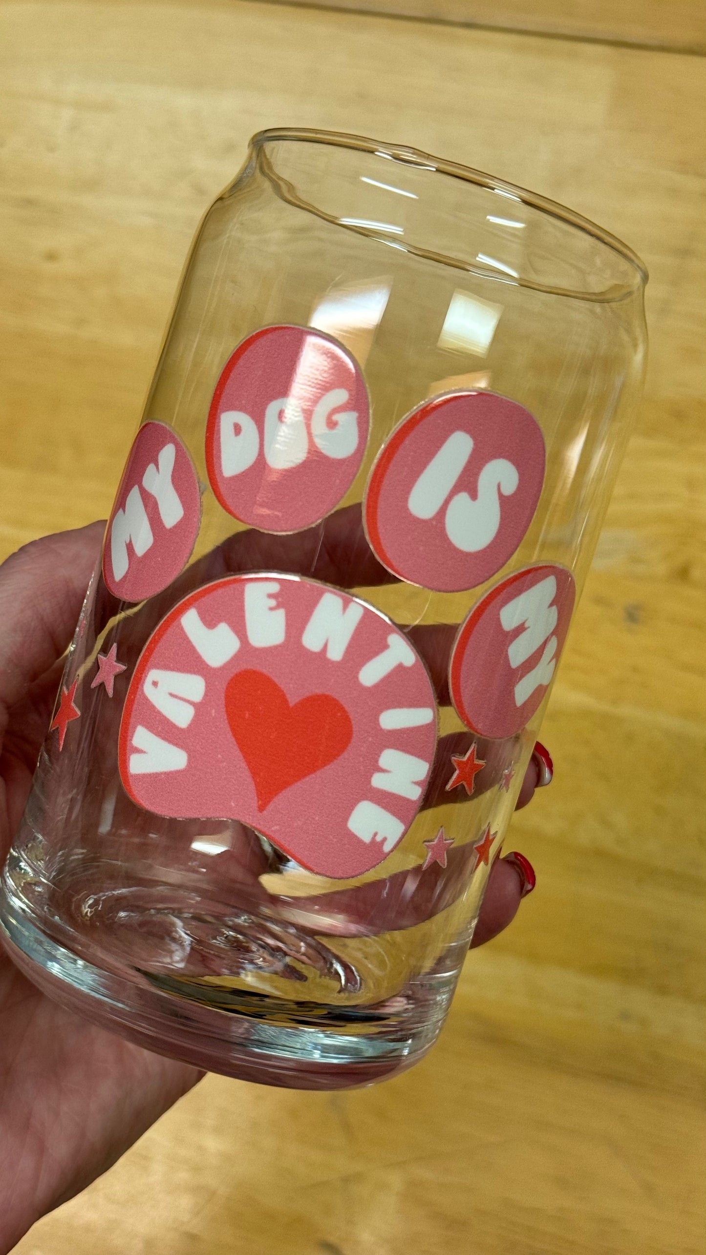 My Dog is My Valentine Cup