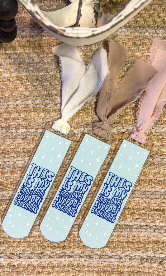 Emotional Support Bookmark