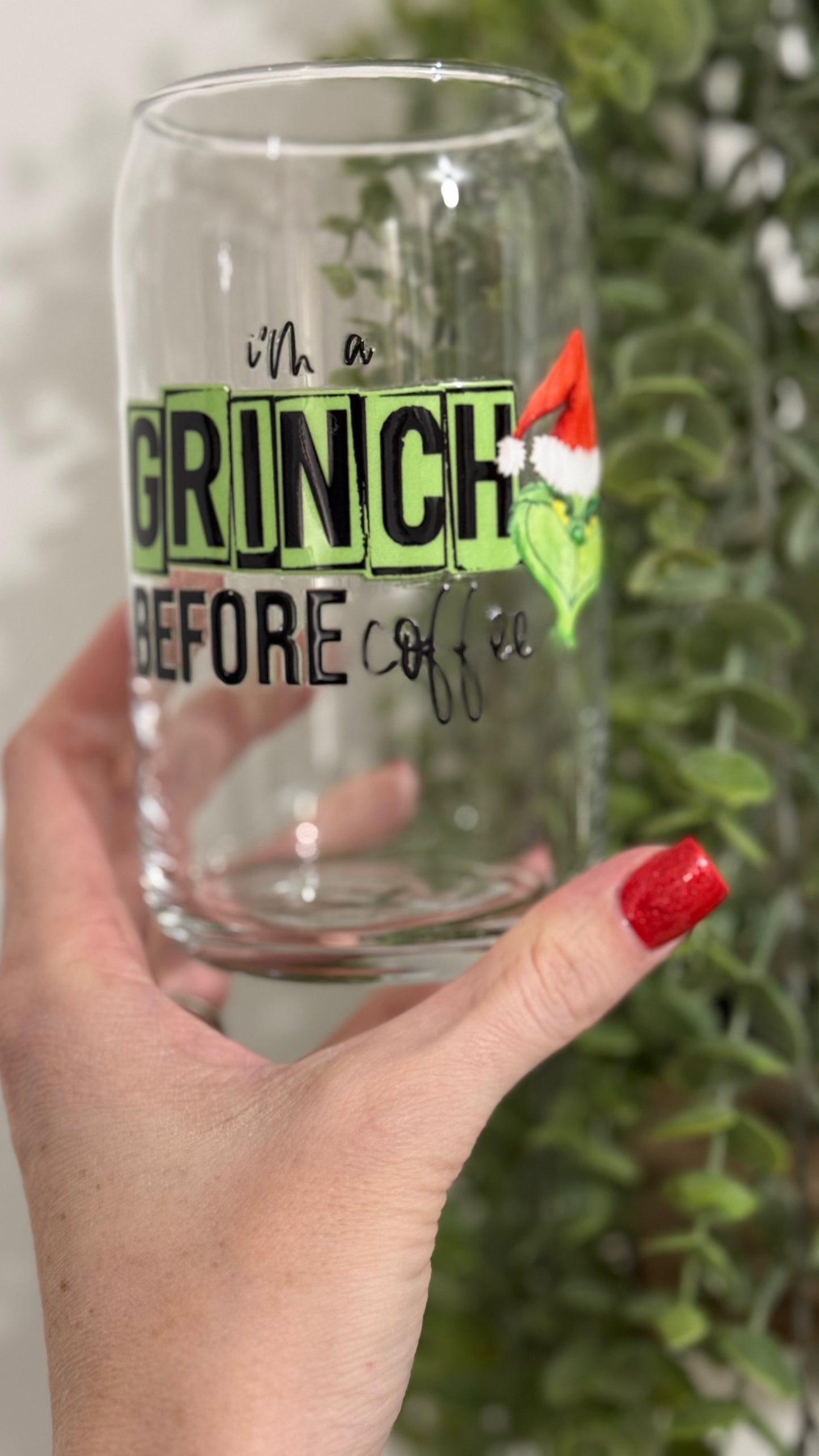 Grinch Before Coffee Cup