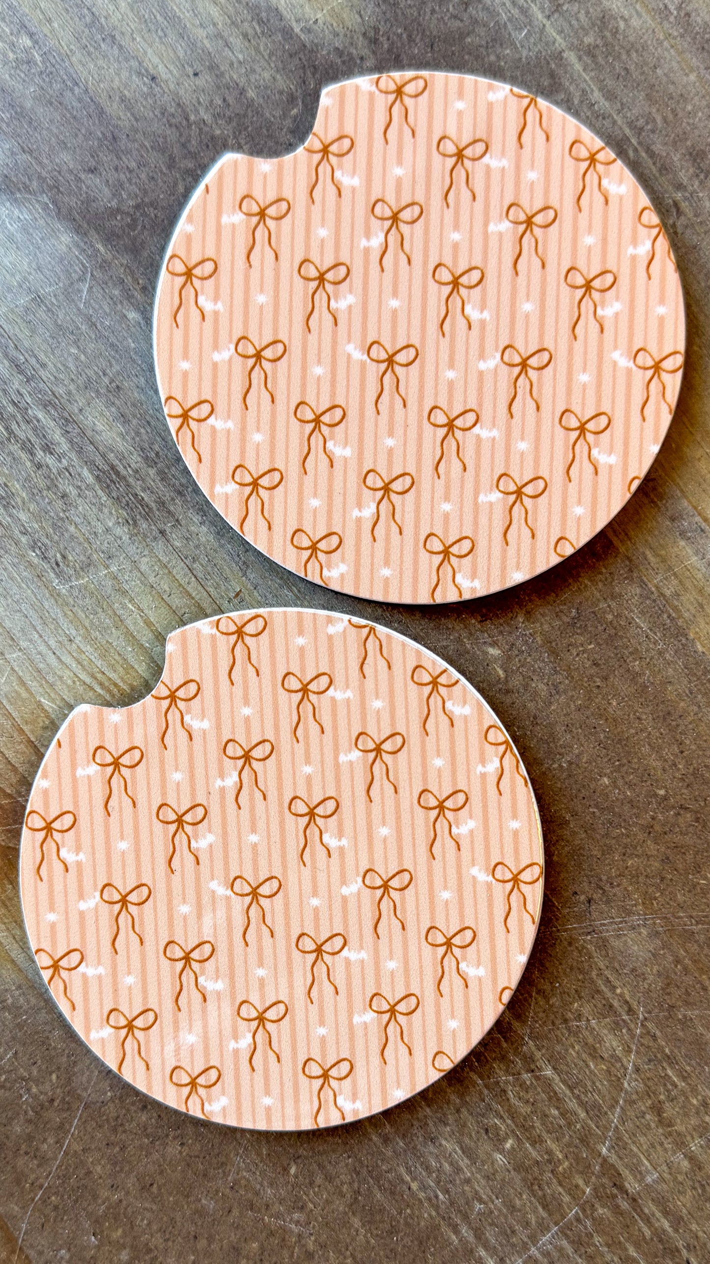 Bats + Bows Coaster