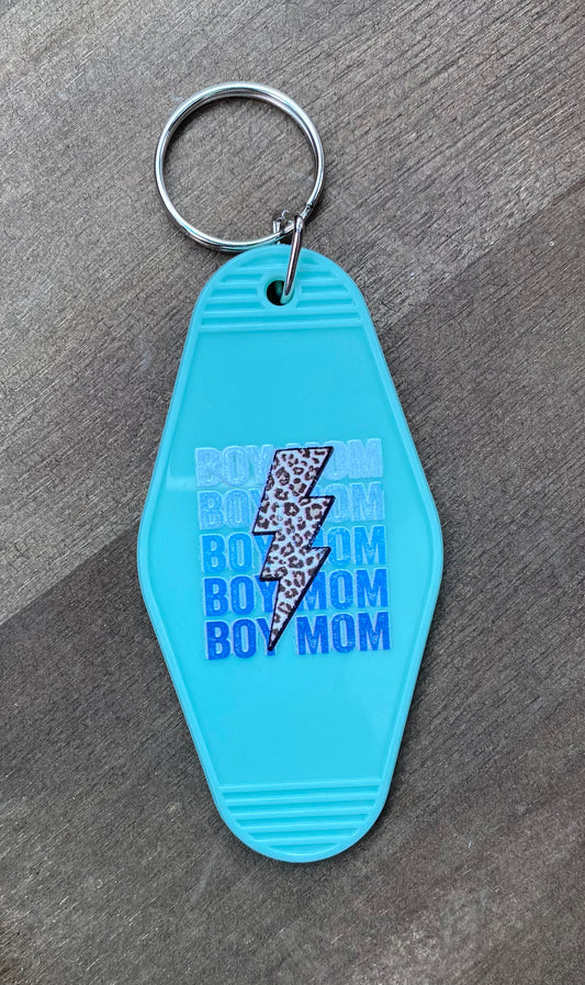 Boy Mom Keychain